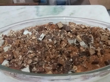 Pavê de bolacha champagne