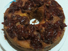 Bolo de goiabada e banana