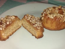 Bolinhos de banana com castanha (sem manteiga e sem leite)