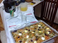 Bacalhoada da Vivian Montoya feita na Sexta-feira Santa