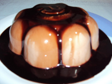 Delícia gelada de chocolate