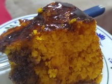 Bolo de cenoura cozida