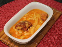 Dobradinha com feijão branco