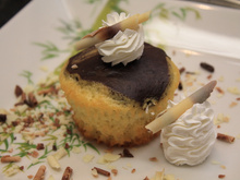 Muffin preto e branco