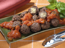 Almôndegas recheadas