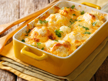 Couve-flor gratinada