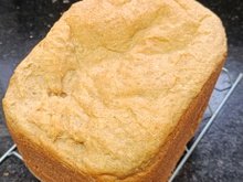 Pão de aveia na máquina de pão