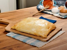 Trouxinha de massa de pastel