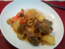 Costelas com batatas