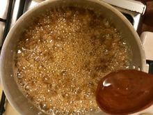 Compota de manga e canela