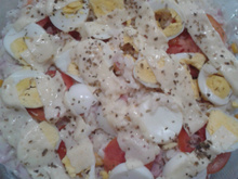 Arroz ao molho branco da Naty