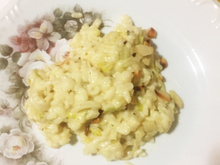 Risoto de alho-poró