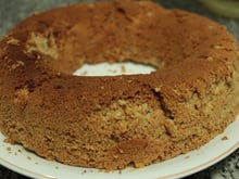 Bolo de maçã e banana sem glúten