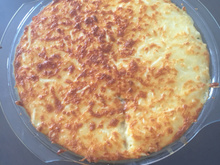 Torta de camarão cremosa