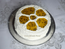 Bolo mousse de maracujá