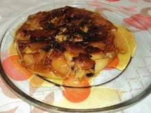 Torta de maçã de frigideira