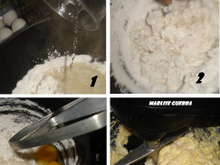Biscoito de polvilho feito com batedeira