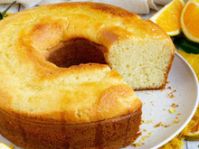 Bolo de laranja de liquidificador