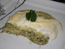 Lasanha de espinafre