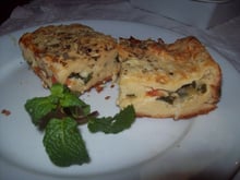 Torta quiche de espinafre