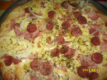 Pizza de iogurte da Danielle