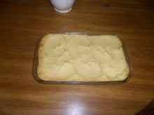 Escondidinho de carne moída e purê cremoso de batatas