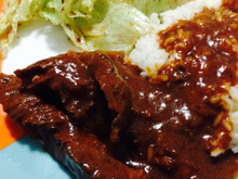 Pacu da fraldinha em falso molho madeira