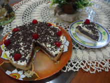 Torta de chocolate gelada