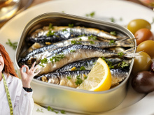 Sou nutricionista e garanto: "Comer sardinhas enlatadas com espinhas fornece duas vezes mais cálcio do que o leite, algo que eu recomendo muito”