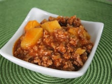 Carne Moída com Batatas Rapidinha