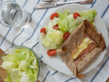 Crepe fitness para ganho de massa magra