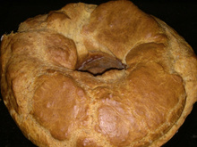 Pão de queijo em fôrma de pudim