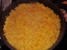 Arroz de cenoura nutritivo