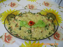 Escondidinho de peito de frango desfiado com catupiry