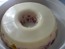 Gelatina colorida (5 ingredientes)
