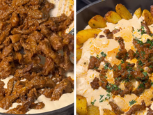 Almoço prático e saboroso: essa receita de tirinhas de carne com creme de queijo e batata frita vai se tornar a sua predileta para a semana