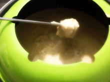 Fondue de queijo simples