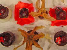 Trufa de floresta negra com ganache