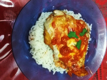 Frango à parmegiana à moda Celinha