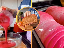 Um espetáculo de pão! Sove bem essa massa caseira de beterraba, estique com a técnica da garrafa e coma um pão lindo e fofinho!