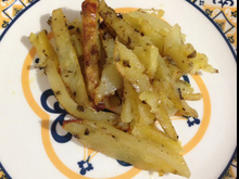 Batata assada com páprica