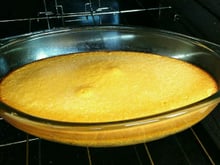 Bolo de fubá sem ovo