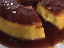 Pudim de pão e laranja
