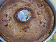 Bolo de aipim feito no liquidificador