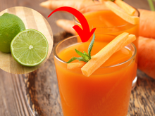 Quais são os benefícios do suco de cenoura com limão?