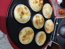 Muffin de aveia fitness na máquina de cupcake