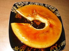 Pudim de leite condensado com coco