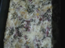 Omelete de presunto e queijo assado
