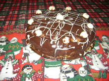 Bolo de cenoura com cobertura de ganache