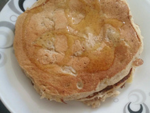 Panqueca de banana fit fácil